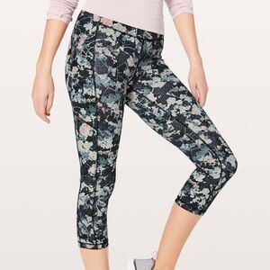 Lululemon Speed Up‎ Crop Leggings (21" Inseam) Spring Bloom Multi